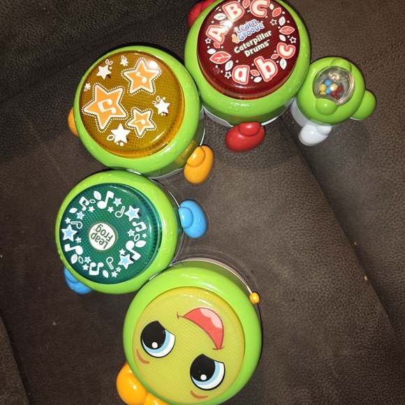 Hasbro Other - Hasbro Caterpillar Learning Drums - Green, Red, White
